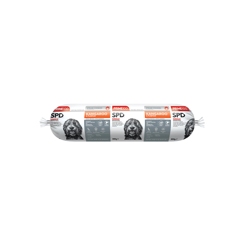 PRIME100 SPD Kangaroo & Pumpkin Fresh Roll Dog Food