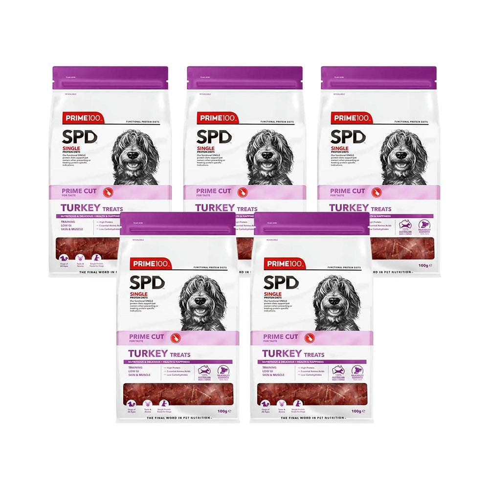 PRIME100 SPD Prime Cut Turkey Dog Treats 100g