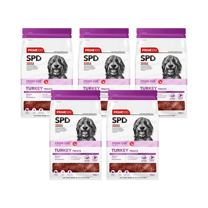 PRIME100 SPD Prime Cut Turkey Dog Treats 100g