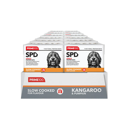 PRIME100 SPD Slow Cooked Kangaroo & Pumpkin Wet Dog Food 354g