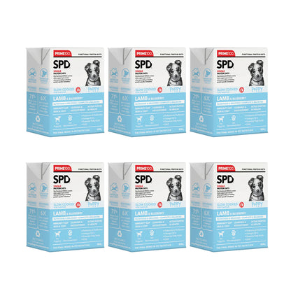 PRIME100 SPD Slow Cooked Lamb & Blueberry Puppy Wet Dog Food 354g