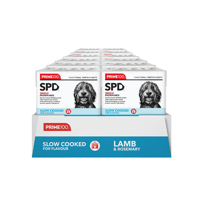 PRIME100 SPD Slow Cooked Lamb & Rosemary Wet Dog Food 354g