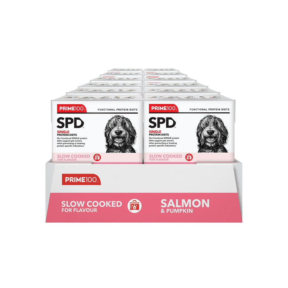 PRIME100 SPD Slow Cooked Salmon & Pumpkin Wet Dog Food 354g
