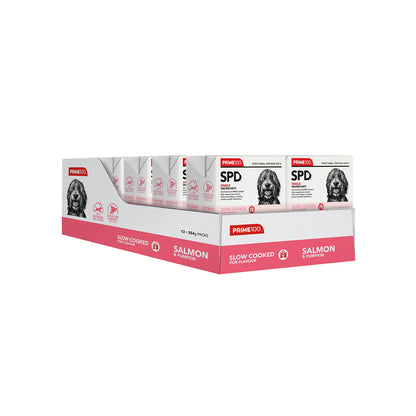 PRIME100 SPD Slow Cooked Salmon & Pumpkin Wet Dog Food 354g