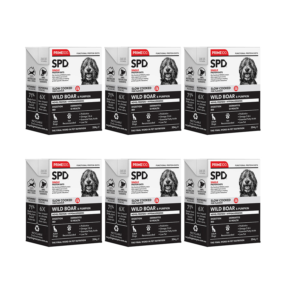 PRIME100 SPD Slow Cooked Wild Boar & Pumpkin Wet Dog Food 354g