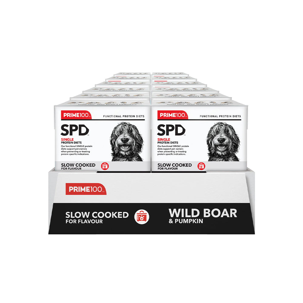 PRIME100 SPD Slow Cooked Wild Boar & Pumpkin Wet Dog Food 354g