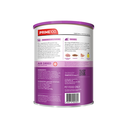 PRIME100 SPD Turkey & Flaxseed Air Dried Dog Food