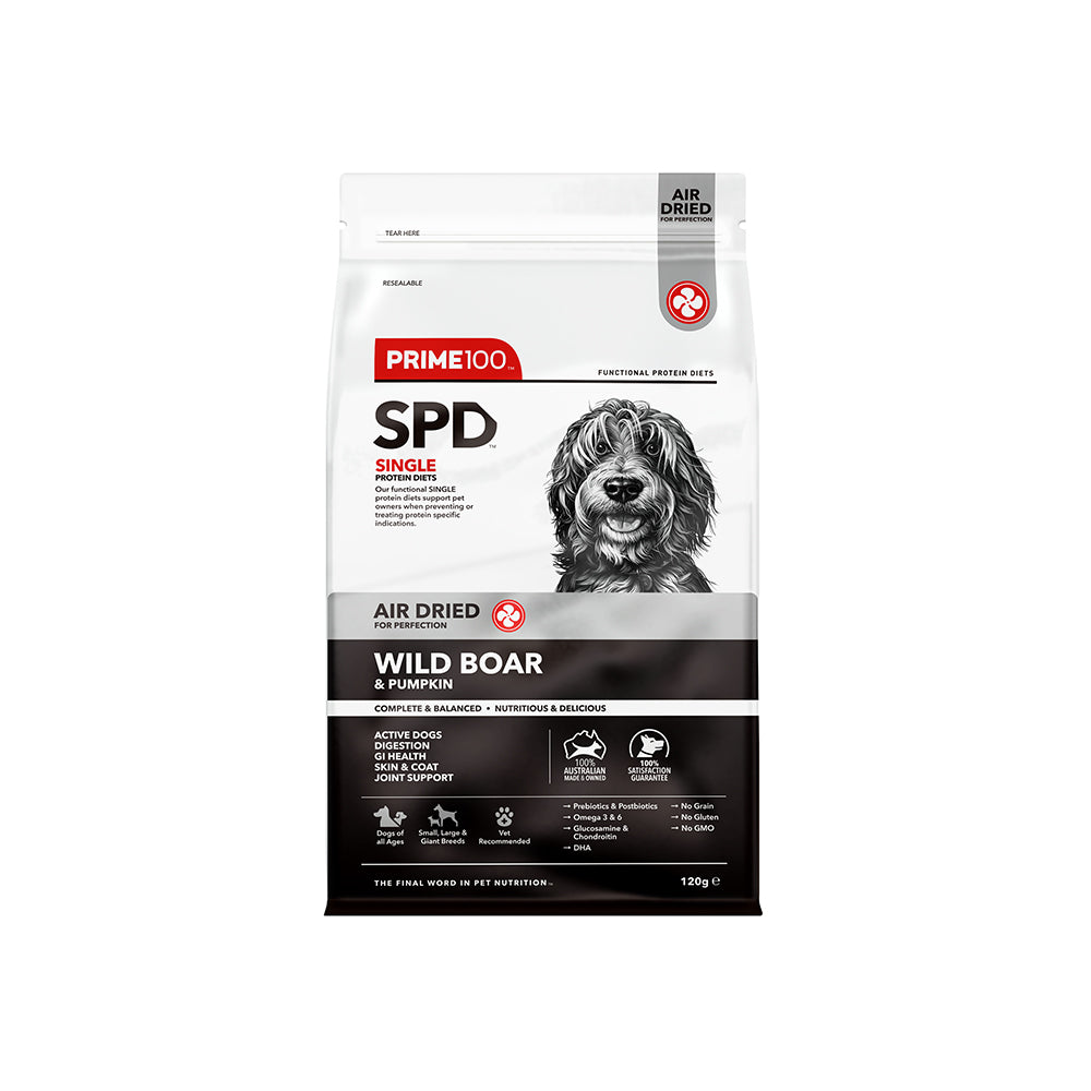 PRIME100 SPD Wild Boar & Pumpkin Air Dried Dog Food