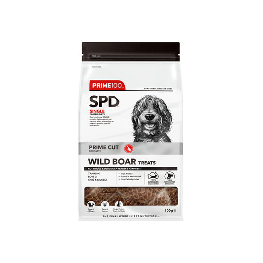 PRIME100 SPD Wild Boar Prime Cut Dog Treat 100g