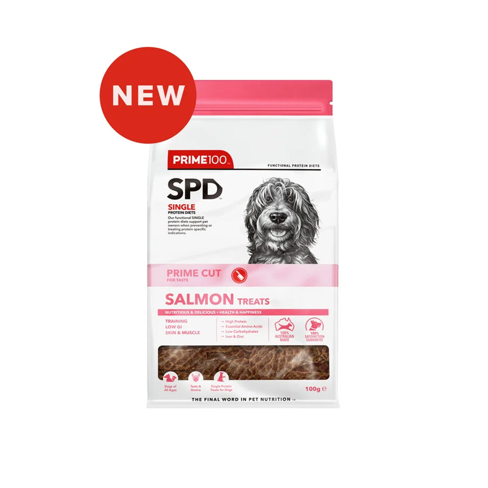 PRIME100 SPD Prime Cut Salmon Dog Treats 100g