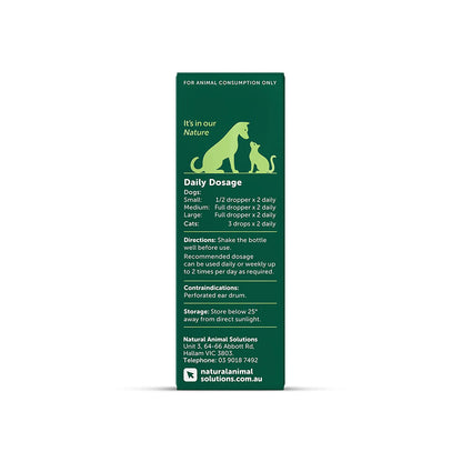 NAS NATURAL ANIMAL SOLUTIONS Ear Clear 50ml