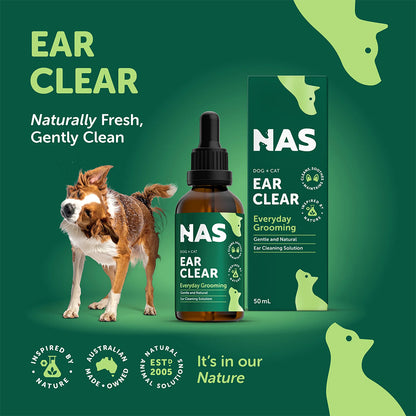 NAS NATURAL ANIMAL SOLUTIONS Ear Clear 50ml