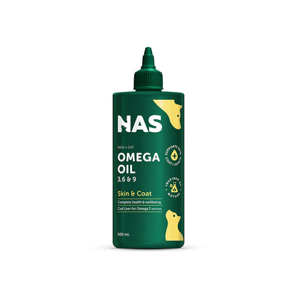 NAS NATURAL ANIMAL SOLUTIONS Omega 3, 6 & 9 Oil for Dogs & Cats