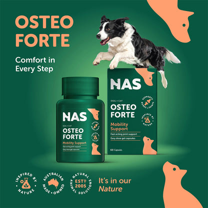 NAS NATURAL ANIMAL SOLUTIONS Osteoforte 60Caps