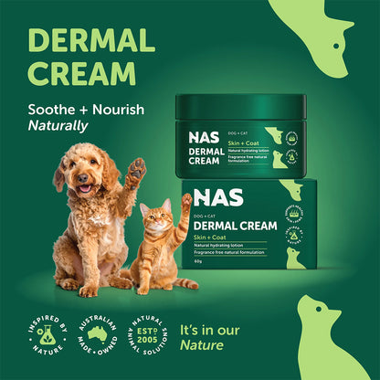 NAS NATURAL ANIMAL SOLUTIONS Dermal Cream 60g