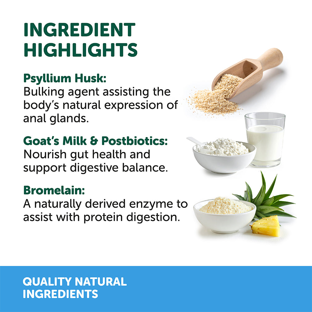 NAS NATURAL ANIMAL SOLUTIONS Anal Gland Support For Dogs & Cats 120g