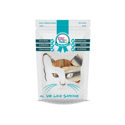 POOCH TREATS Kitty Treats Sardines Cat Treats 60g
