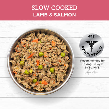 IVORY COAT Slow Cooked Lamb & Salmon Grain Free Frozen Adult Dog Food 250g