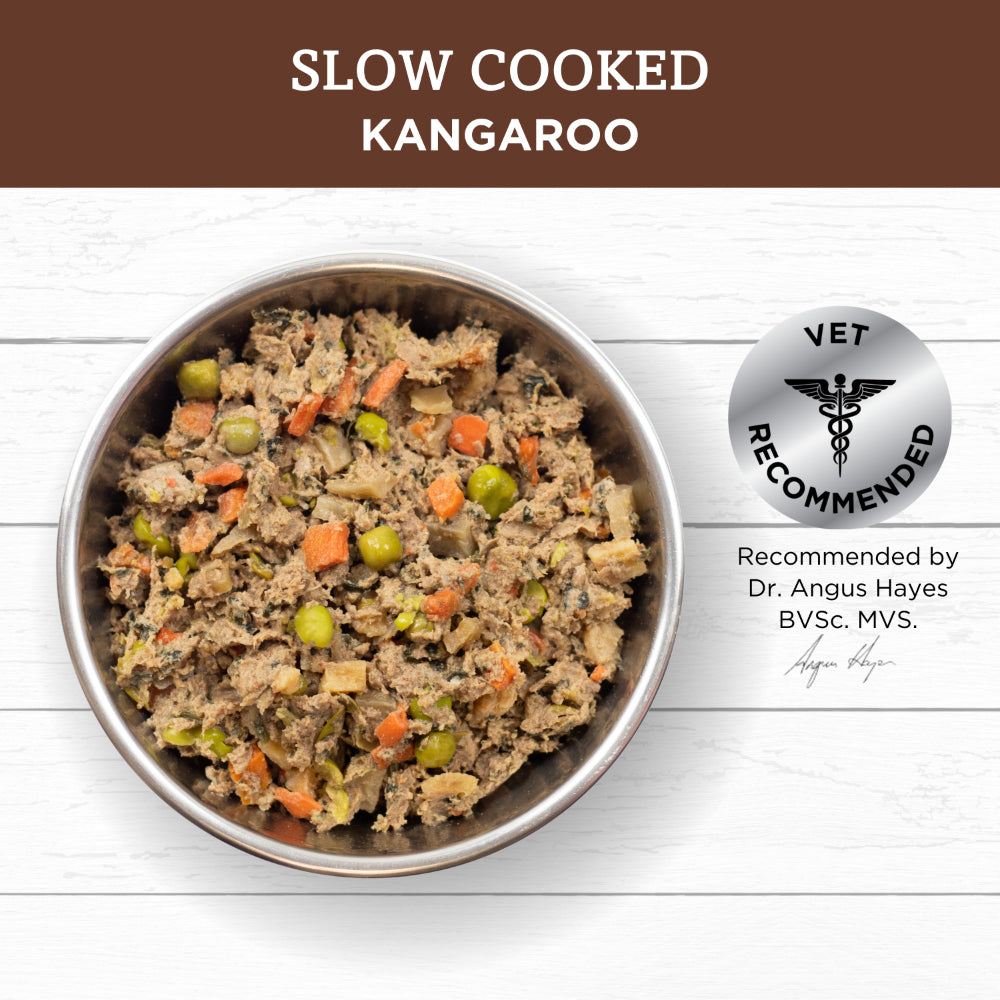 IVORY COAT Slow Cooked Kangaroo Grain Free Frozen Adult Dog Food 250g