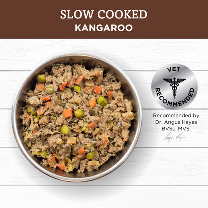 IVORY COAT Slow Cooked Kangaroo Grain Free Frozen Adult Dog Food 250g