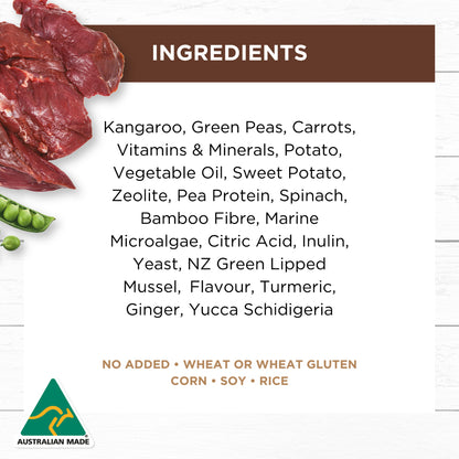 IVORY COAT Slow Cooked Kangaroo Grain Free Frozen Adult Dog Food 250g