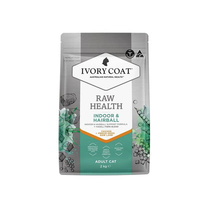IVORY COAT Raw Health Indoor & Hairball Cat Food