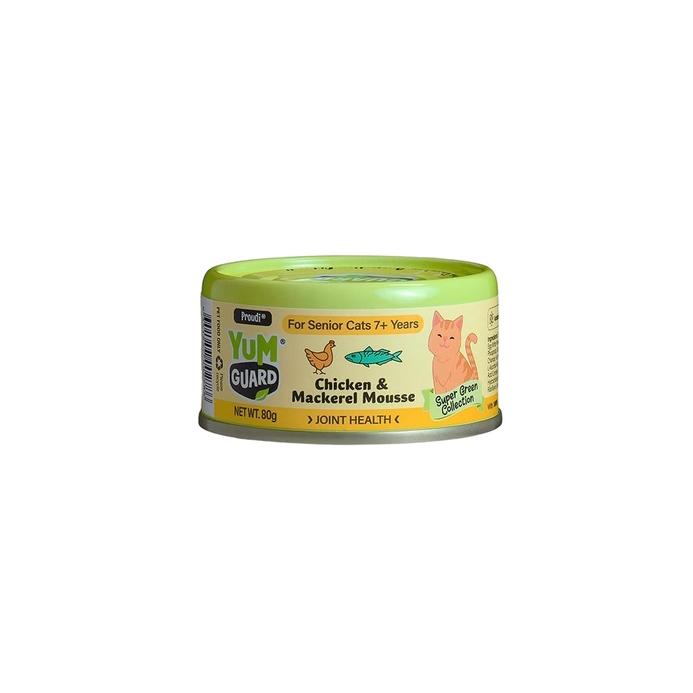 YUMGUARD Joint Health Chicken & Mackerel Mousse Senior 7+ Wet Cat Food
