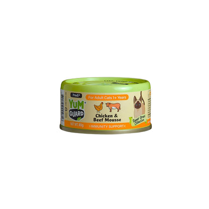 YUMGUARD Immunity Support Chicken & Beef Mousse Adult Wet Cat Food