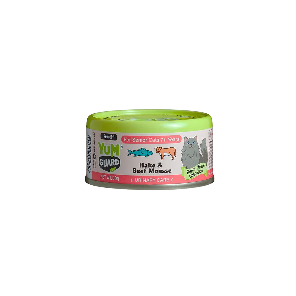 YUMGUARD Urinary Care Hake & Beef Mousse Senior 7+ Wet Cat Food