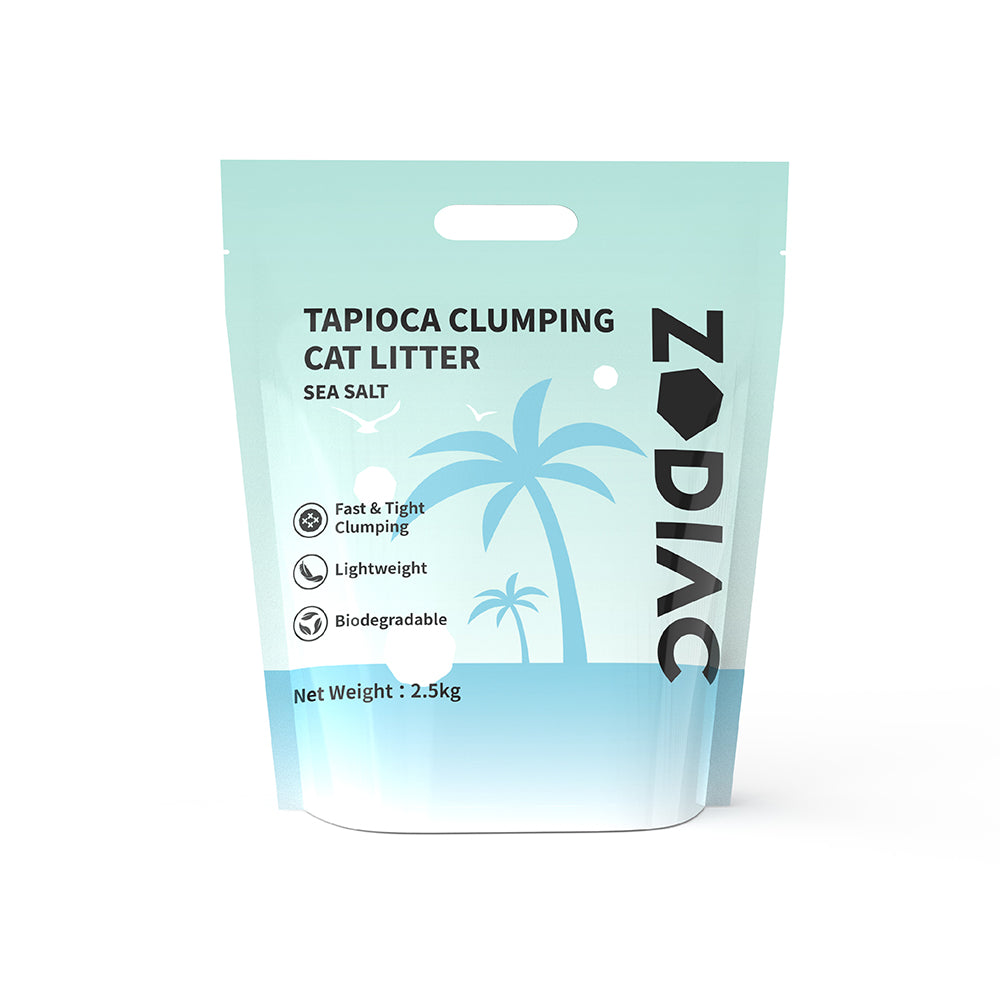 ZODIAC Advanced Clumping Cat Litter – Tofu Mix With Puffed Tapioca - Sea Salt