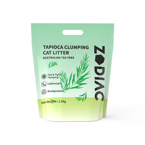 ZODIAC Advanced Clumping Cat Litter – Tofu Mix With Puffed Tapioca - Tea Tree