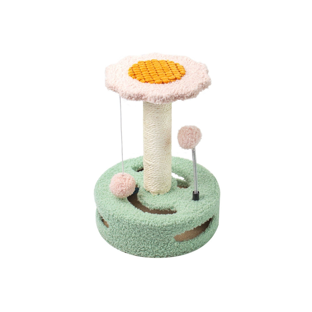 CATIO Cute Sunflower Style Small Cat Scratching Post