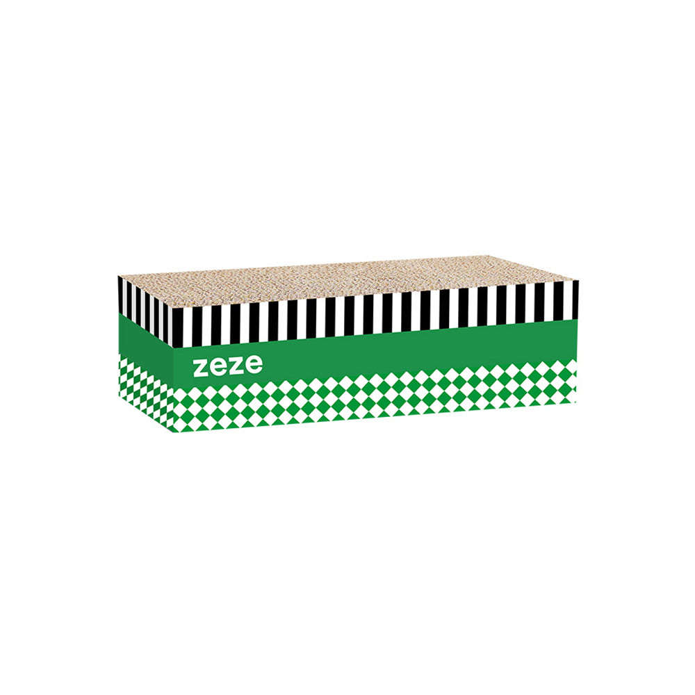 ZEZE 3-in-1 Cat Scratcher – Large Corrugated Cardboard