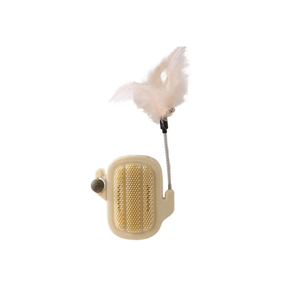Cactus Cat Self Groomer with Bell ¨C Interactive Scratching & Teaser Toy