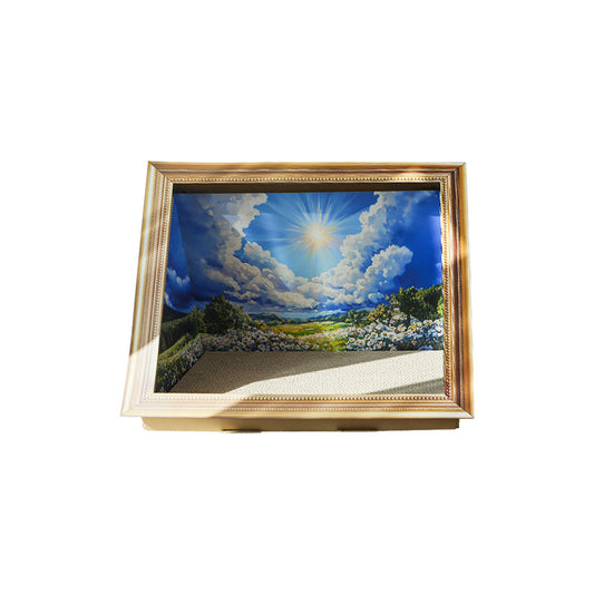 Oil Painting Cat Scratcher Bed