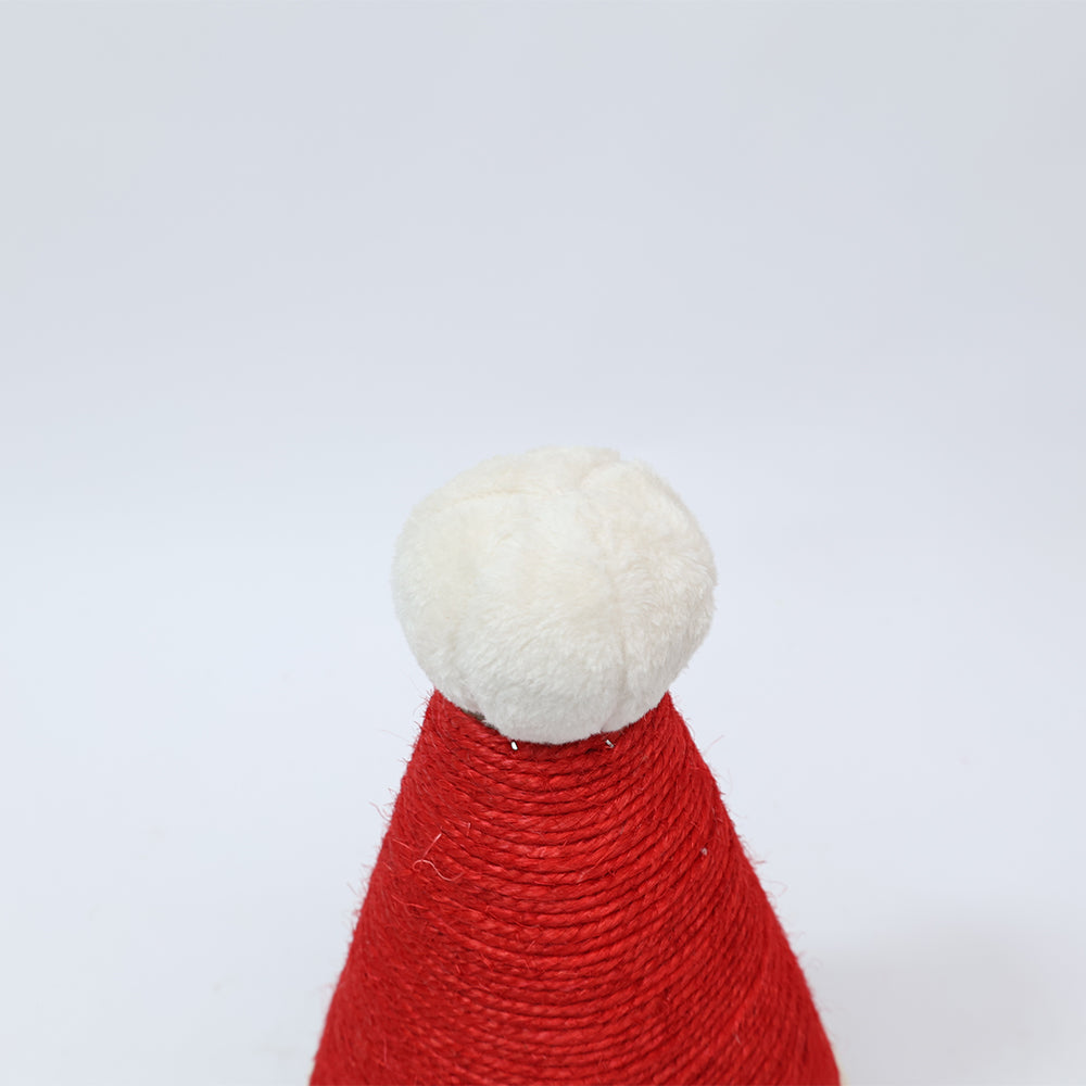 CATIO Christmas Santa Hat Cat Tree with Scratching Post 30x30x53cm