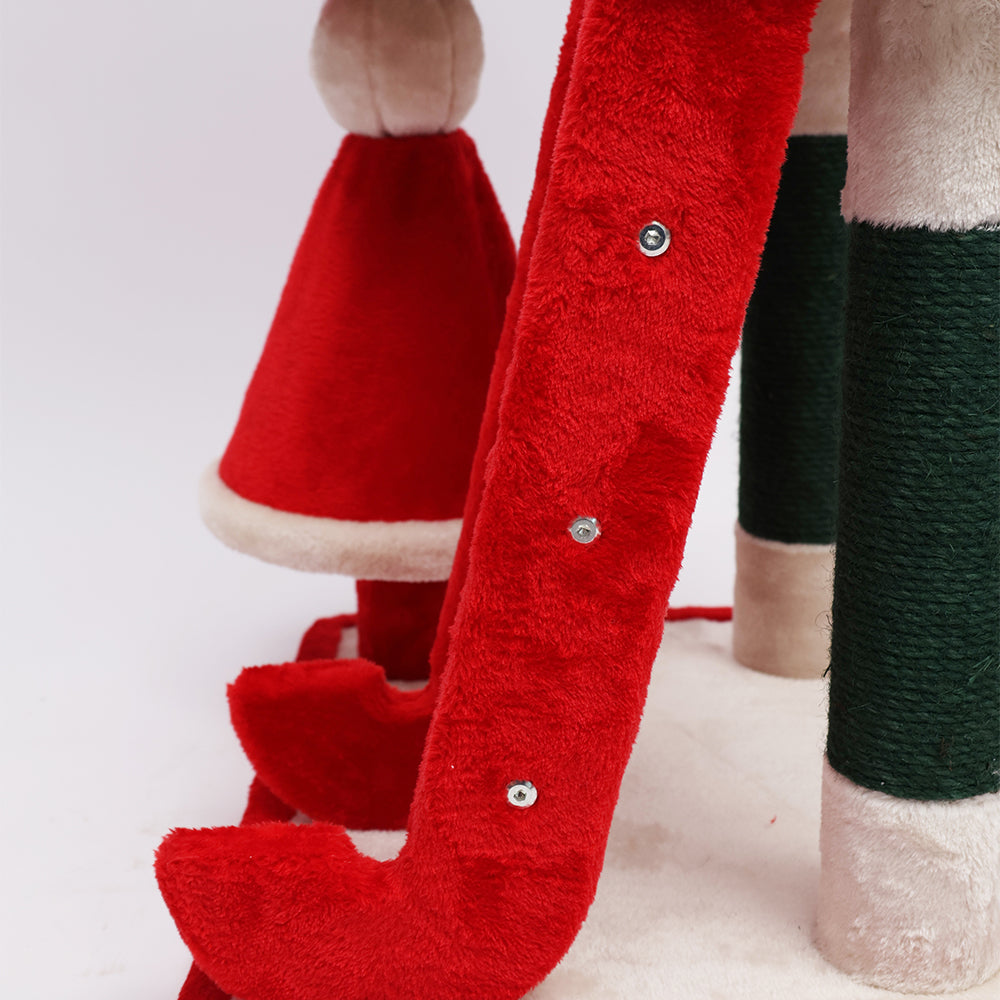 CATIO Christmas Palace Multi-level 3 Cat Tree with Cave 53x43x144cm