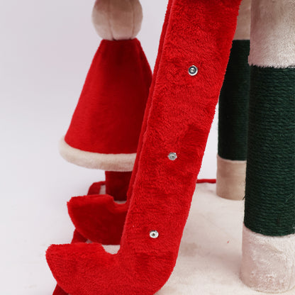 CATIO Christmas Palace Multi-level 3 Cat Tree with Cave 53x43x144cm