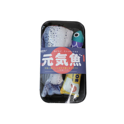 Catnip Fish Plush Toy – Crinkle Sound Chew & Play Toy