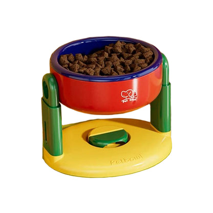 Adjustable Elevated Pet Bowl with Suction Base – 3 Height Levels