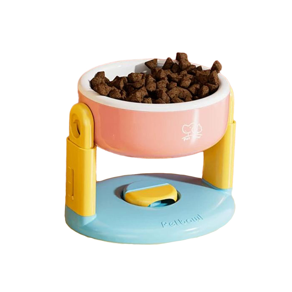 Adjustable Elevated Pet Bowl with Suction Base – 3 Height Levels