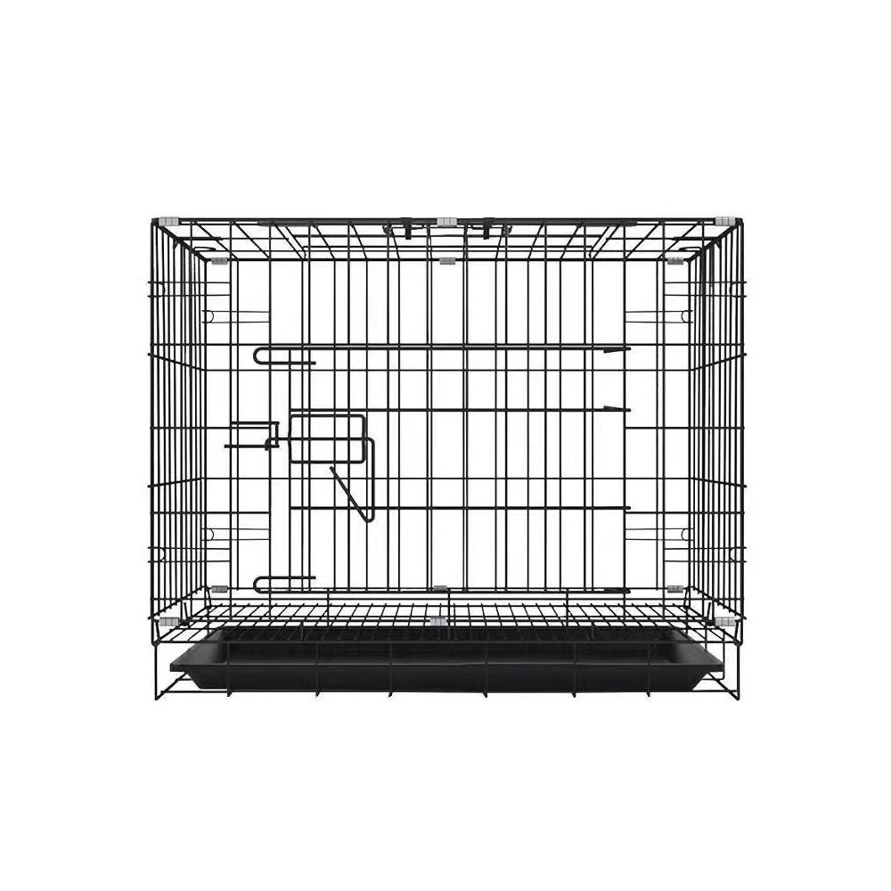 Multi-Function Pet Crate with Tray & Pad