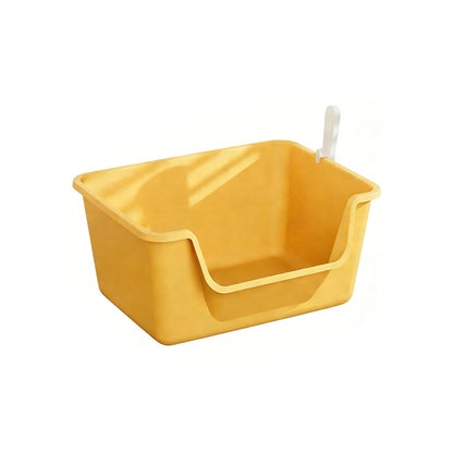 Extra Large Deep Cat Litter Box - High-Sided Open Design - 50x37x20cm