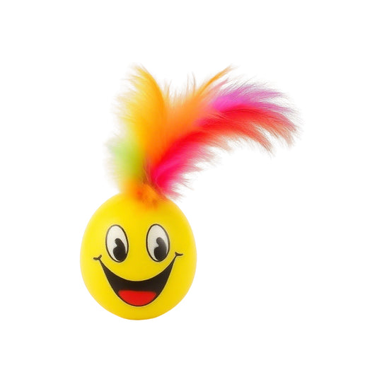 Roly-Poly Feather Interactive Cat Toy