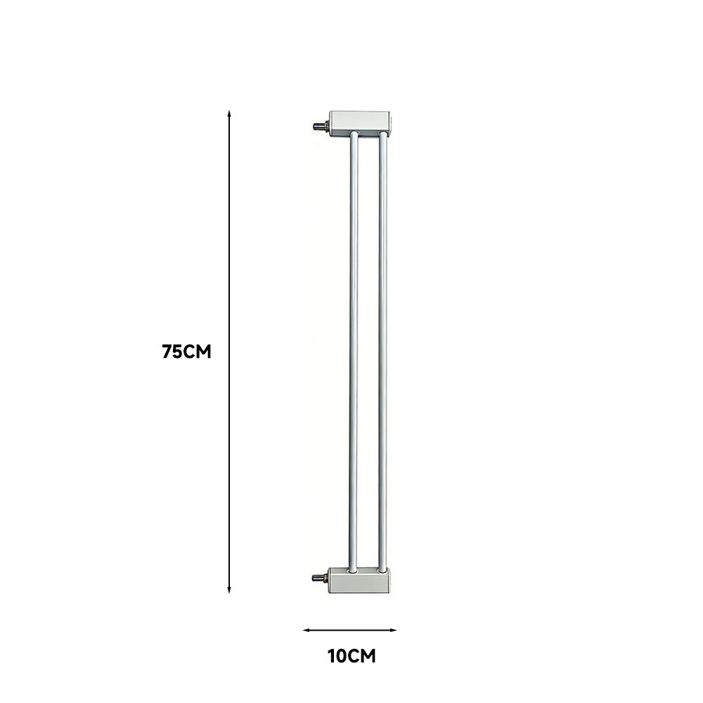 Pet Adjustable Metal Gate & Accessories 75 cm