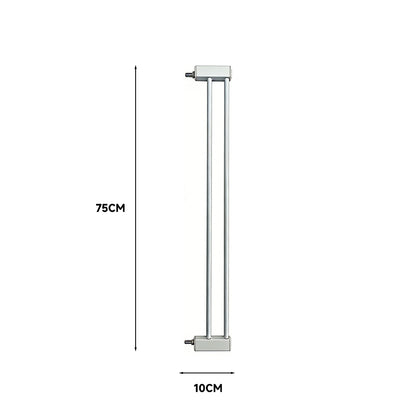 Pet Adjustable Metal Gate & Accessories 75 cm