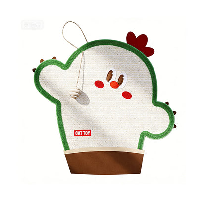 Sisal Wall-Mounted Cat Scratching Pad - Heavy Duty Anti-Shed Design (Velcro Fixing)