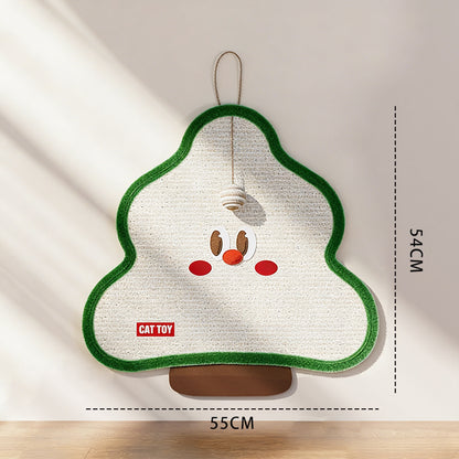 Sisal Wall-Mounted Cat Scratching Pad - Heavy Duty Anti-Shed Design (Velcro Fixing)