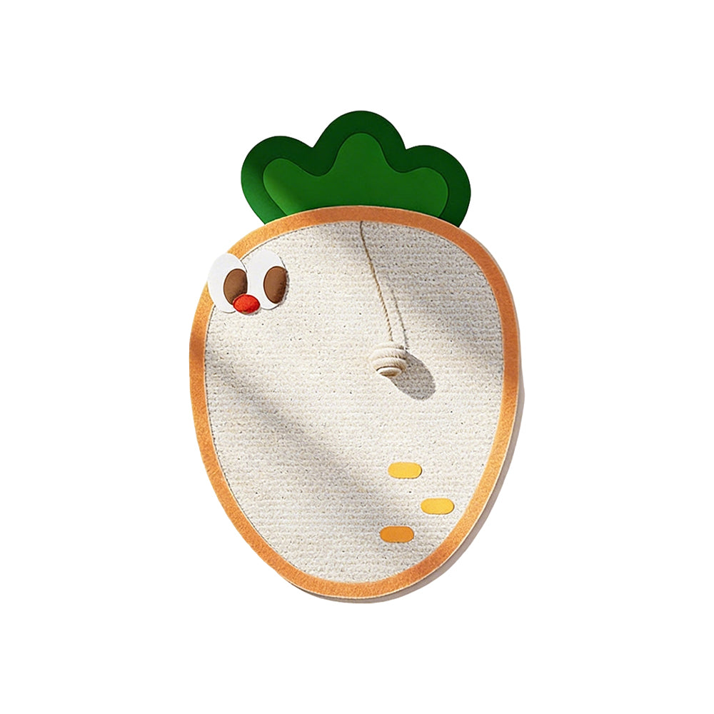 Sisal Wall-Mounted Cat Scratching Pad - Heavy Duty Anti-Shed Design (Velcro Fixing)