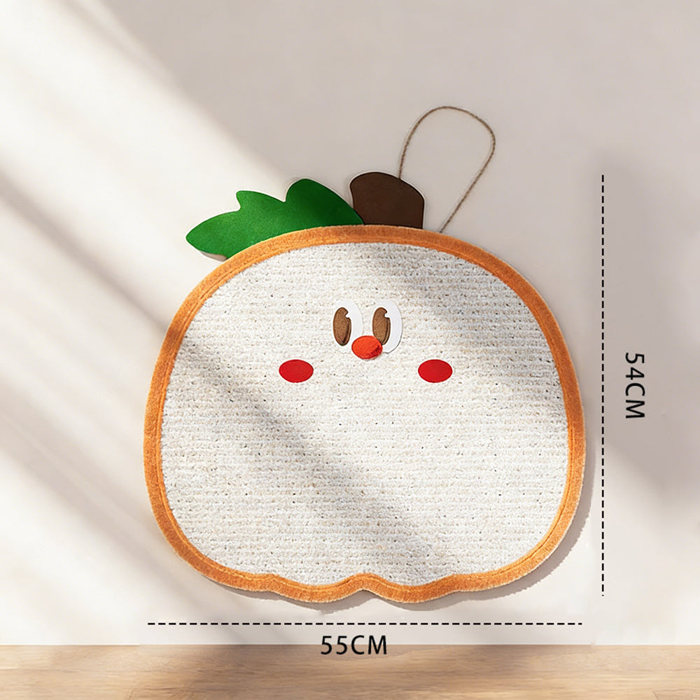 Sisal Wall-Mounted Cat Scratching Pad - Heavy Duty Anti-Shed Design (Velcro Fixing)